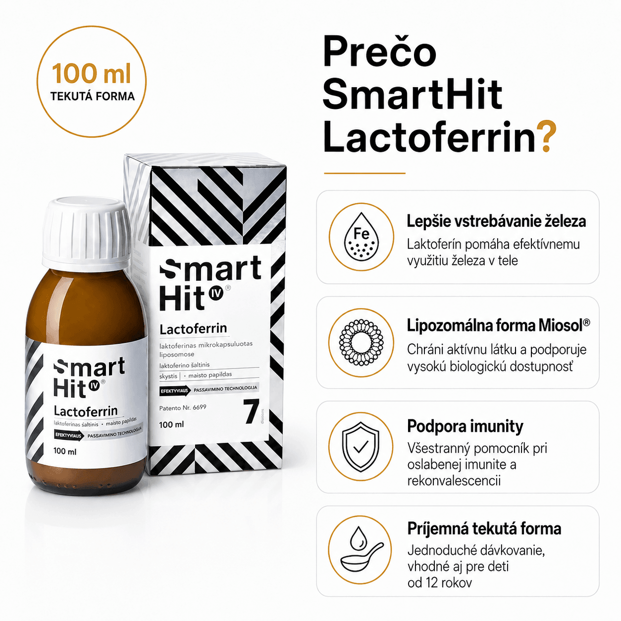 laktoferin ucinky SmartHit